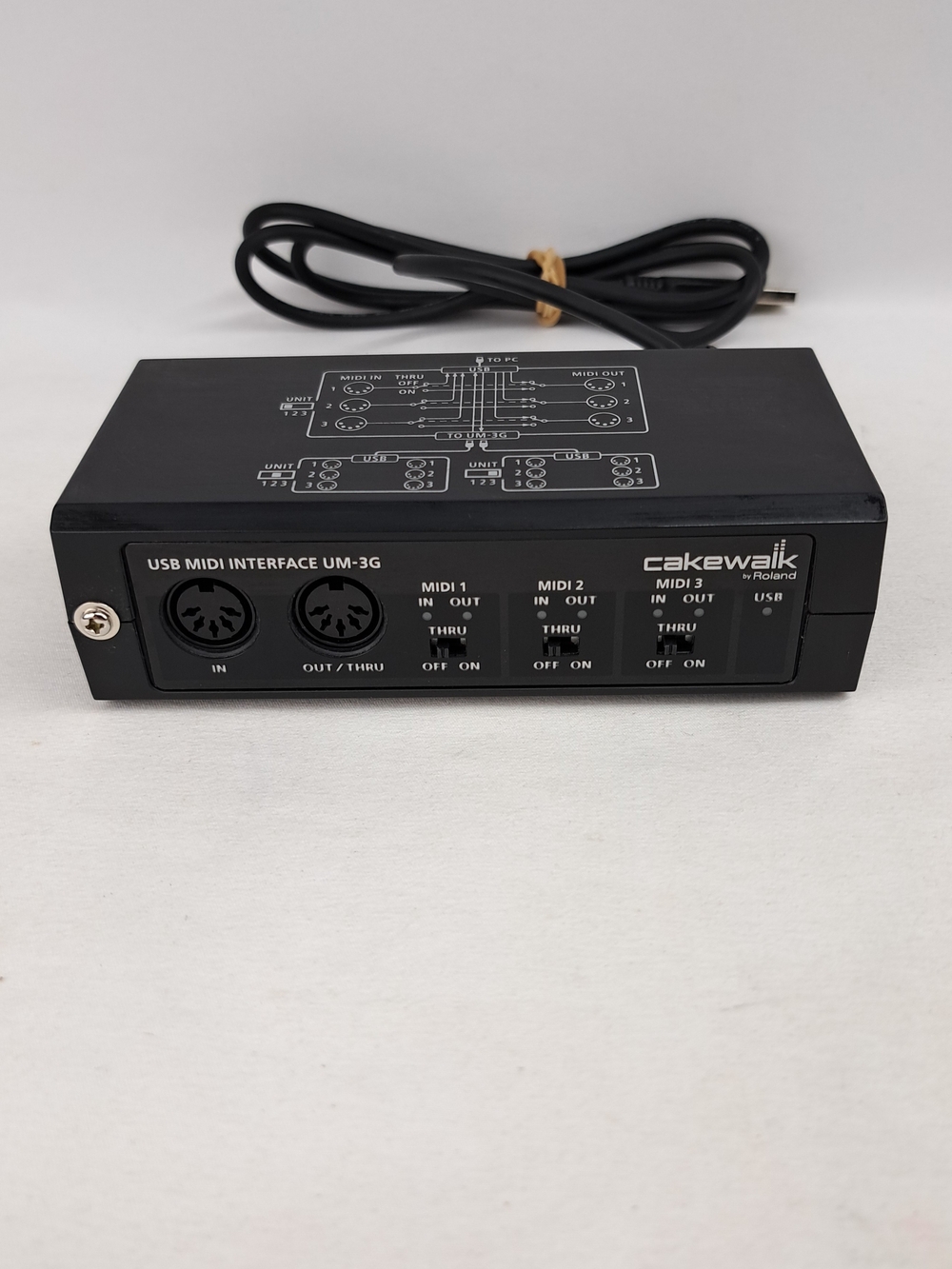 Cakewalk USB MIDI Interface UM-3G — Black